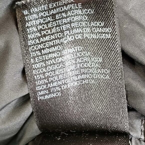 The North Face Jacket Women's Medium Belted Waist Goose Down Hooded No Fur - Picture 8 of 10